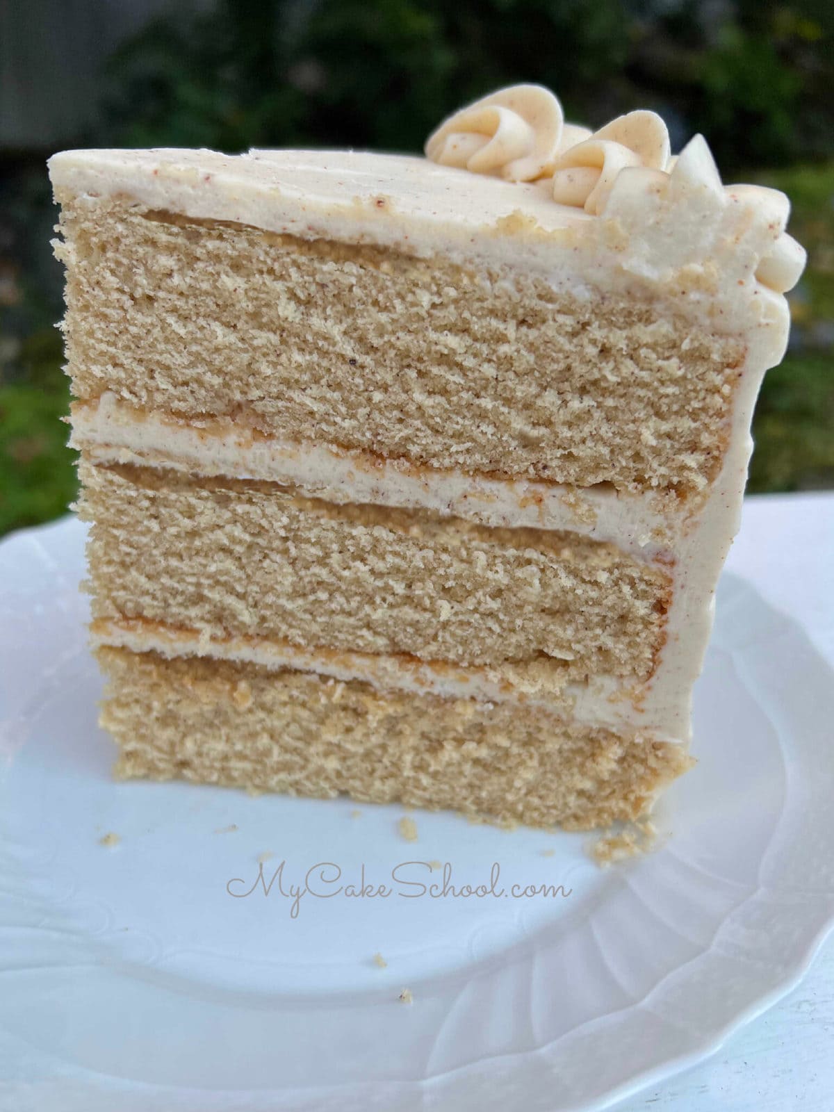 Eggnog Latte Cake My Cake School