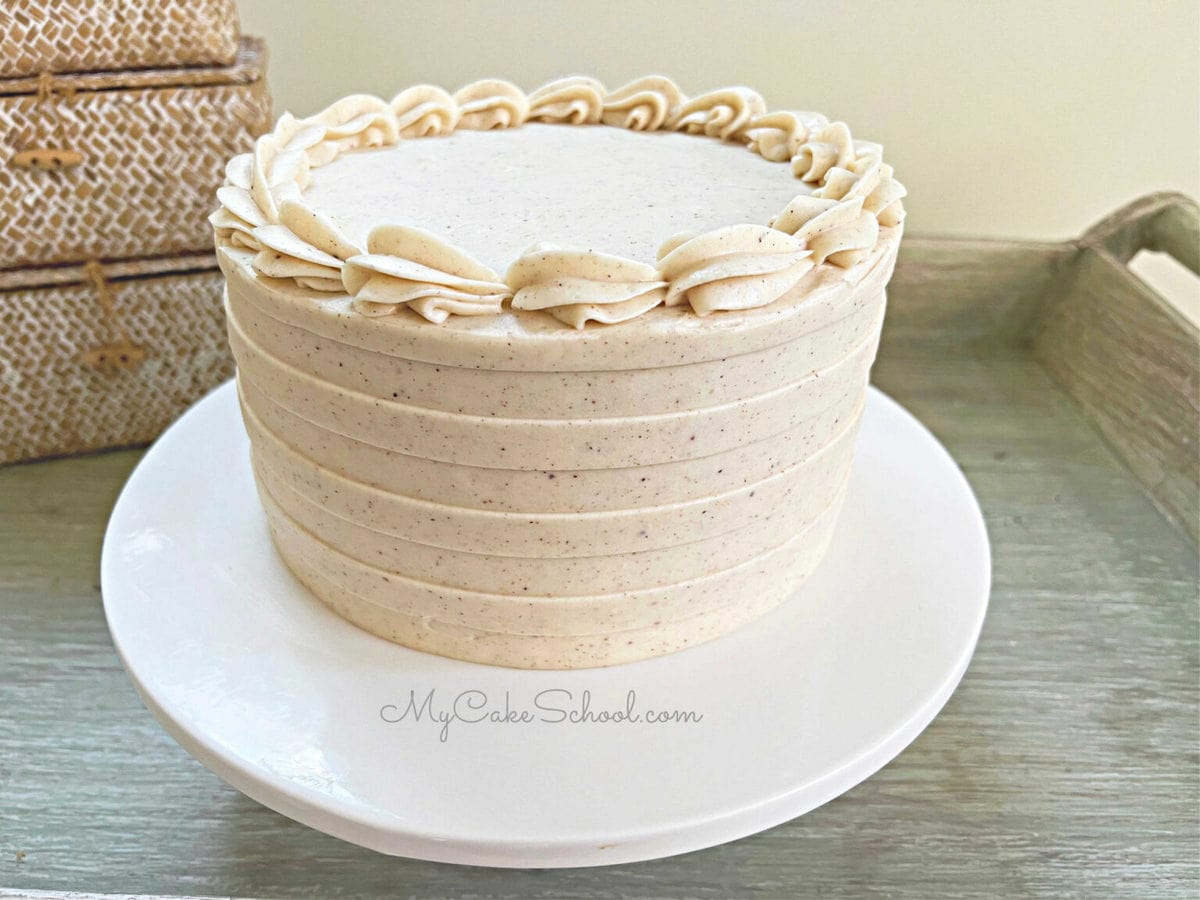 Eggnog Latte Cake My Cake School