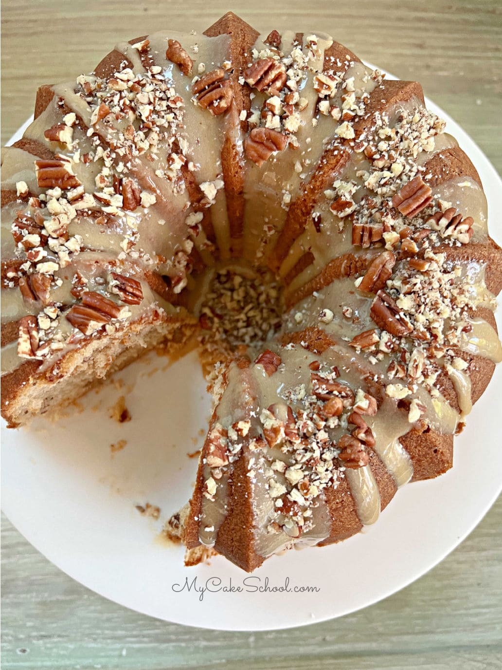 Pecan Caramel Bundt Cake