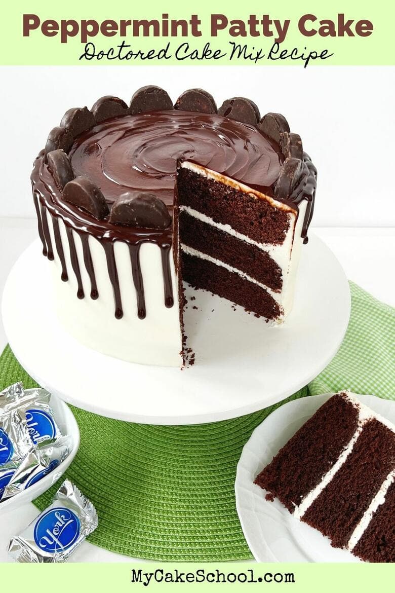 Peppermint Patty CakeDoctored Cake Mix Recipe My Cake School