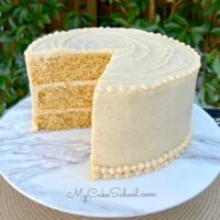 Banana Layer Cake- A doctored cake mix recipe