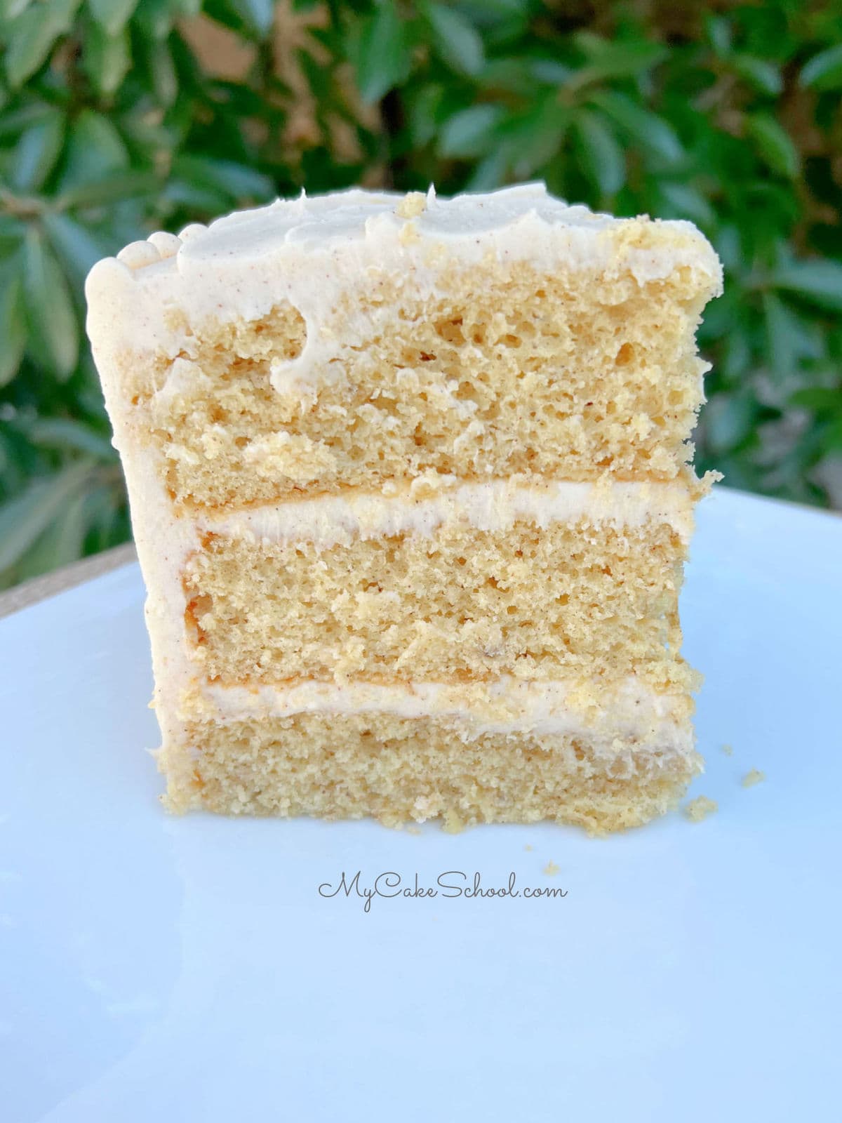 banana layer cake- doctored mix