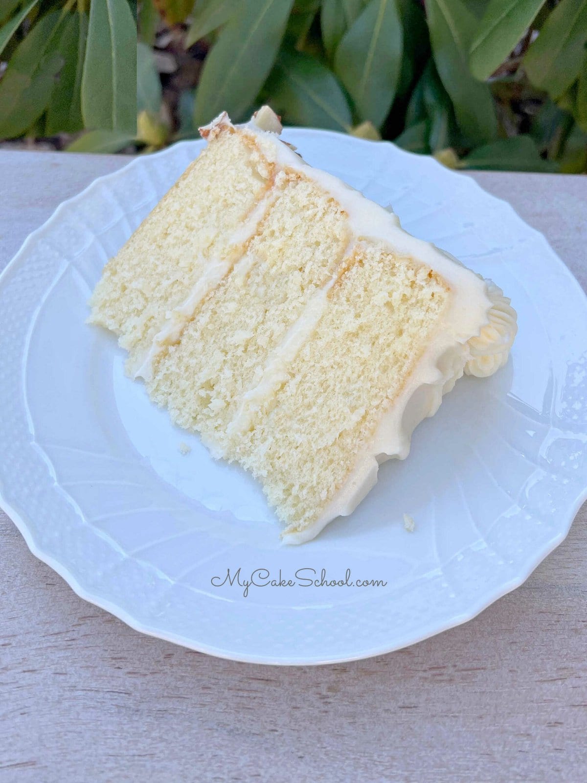 Almond Cream Cheese Layer Cake My Cake School