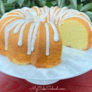 Champagne Pound Cake- So moist, tender, and flavorful!