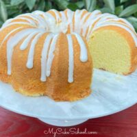 Champagne Pound Cake- So moist, tender, and flavorful!
