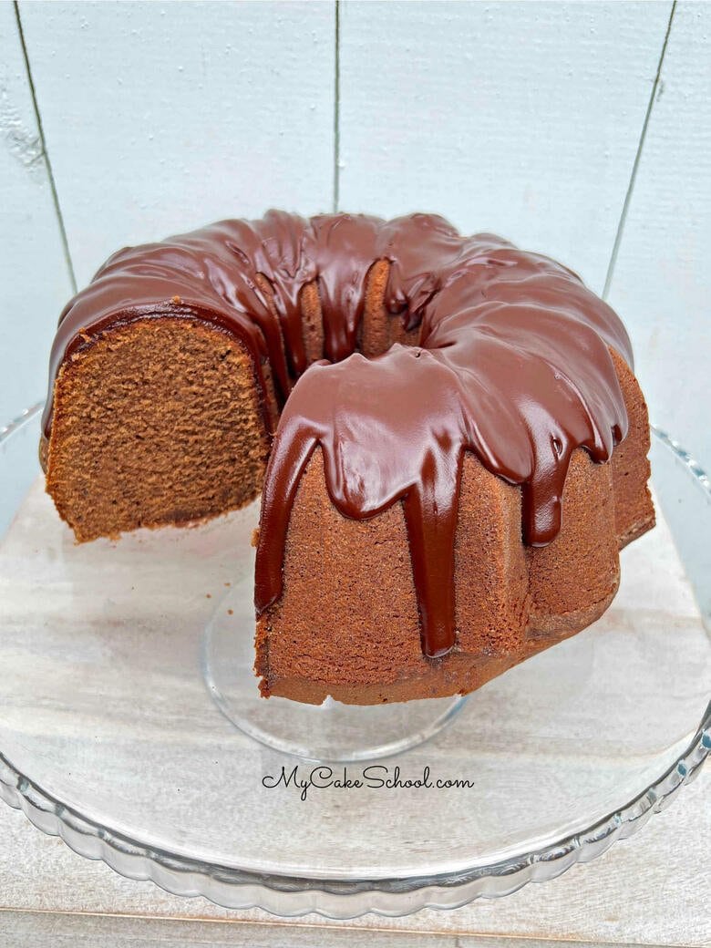 Chocolate Cream Cheese Pound Cake