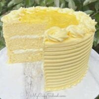 Lemon Velvet Cake Recipe