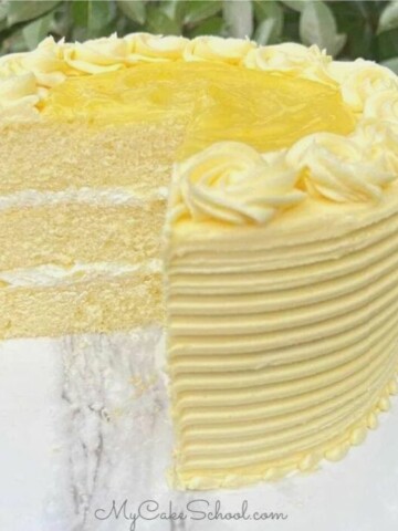 Lemon Velvet Cake Recipe