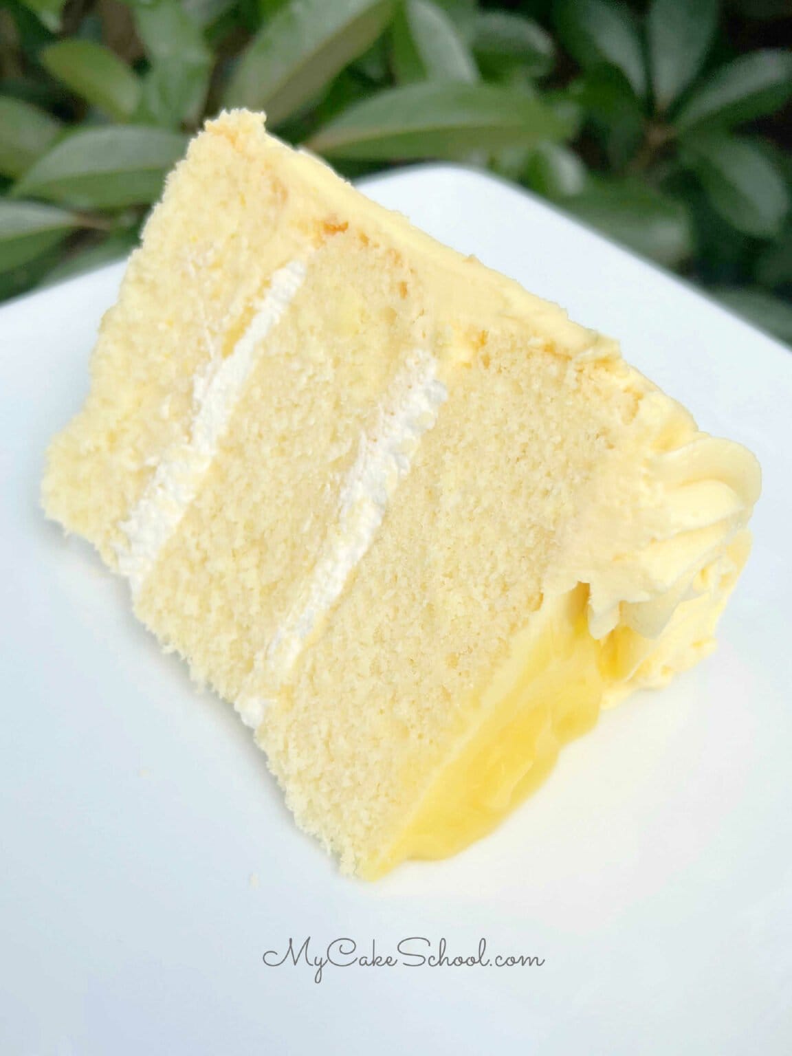 Lemon Velvet Cake My Cake School