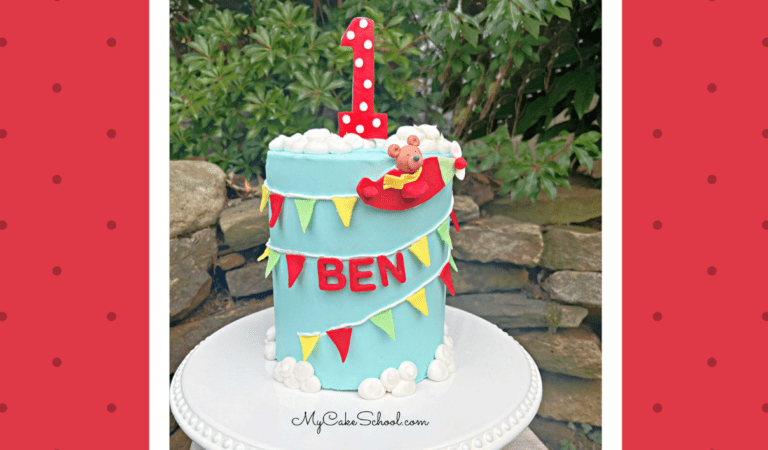 Airplane Cake for Baby Showers