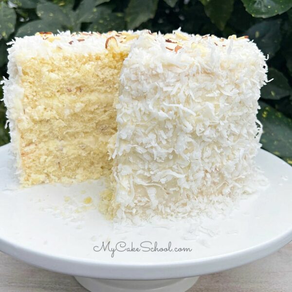 Almond Coconut Bundt Cake My Cake School