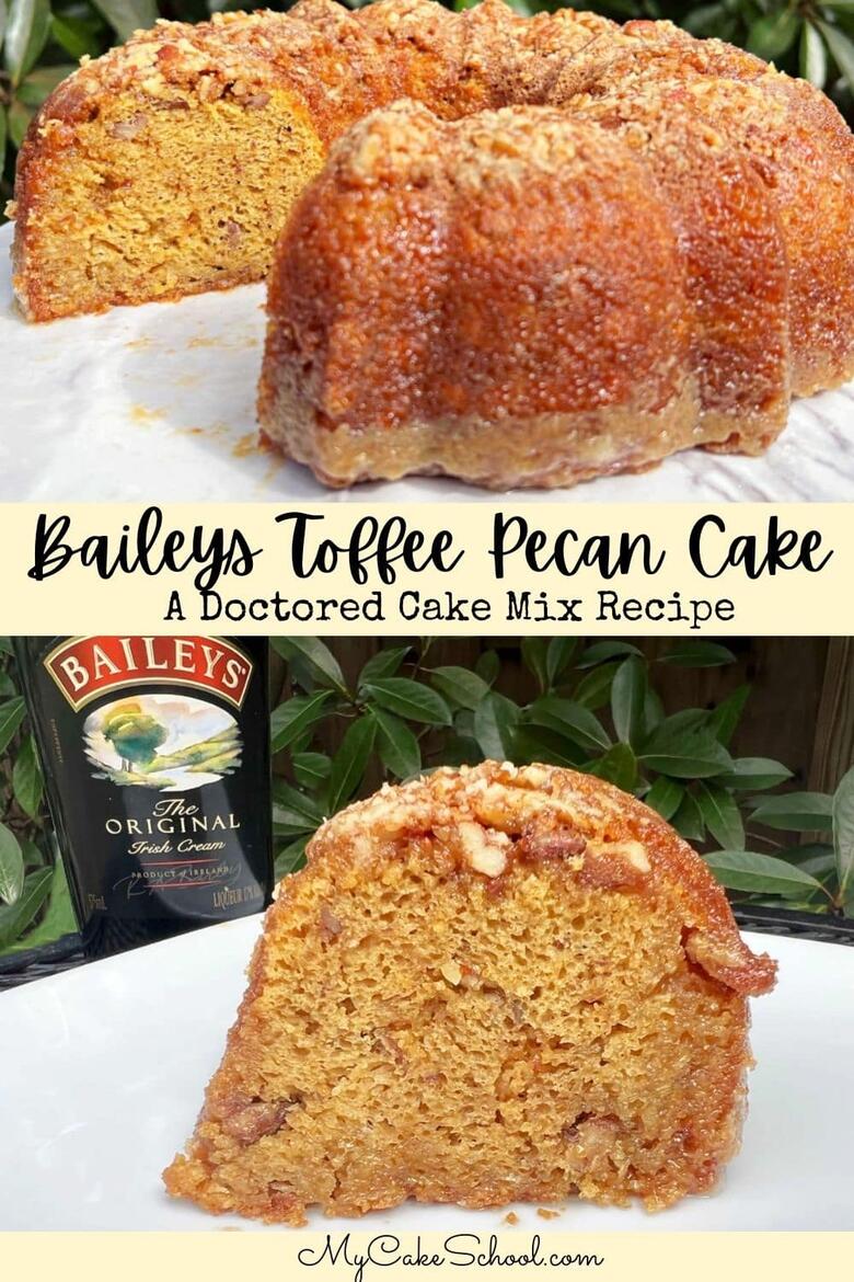 Baileys Toffee Pecan Cake