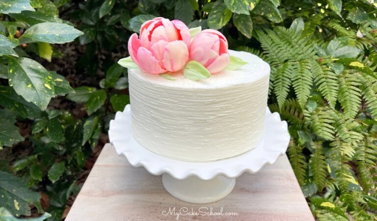 Elegant Chocolate Flowers for Cakes