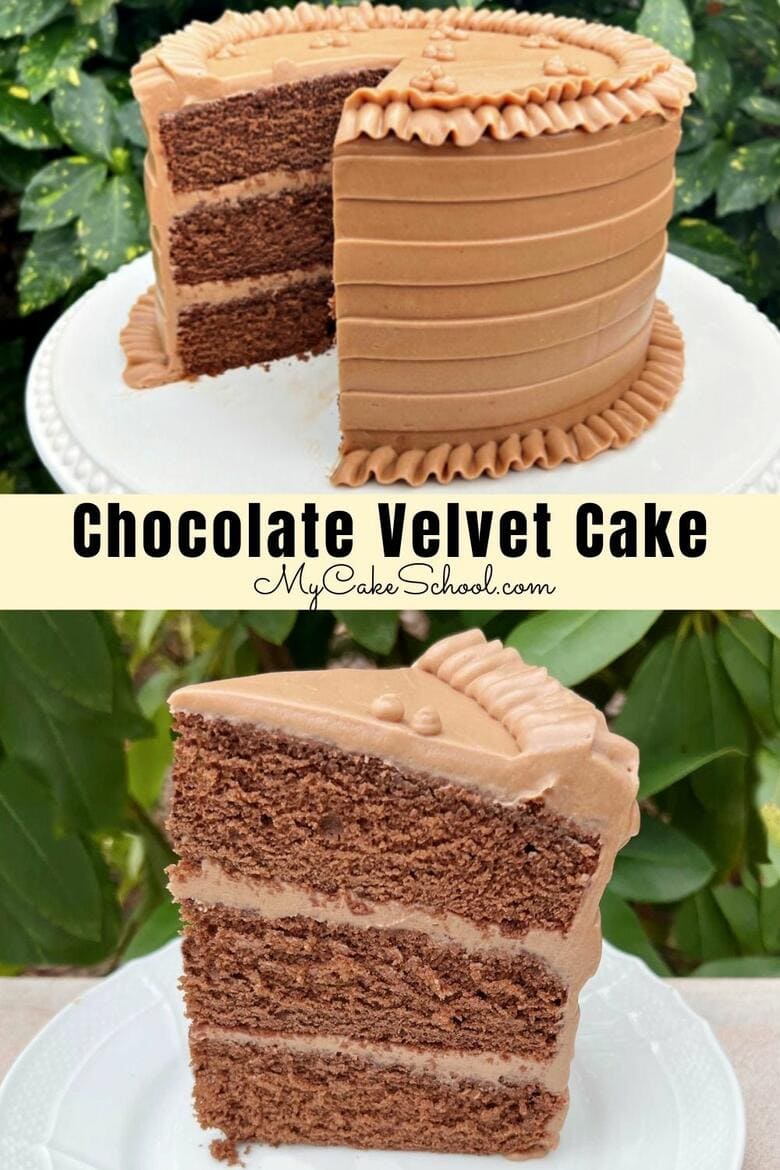 Chocolate Velvet Cake Recipe- SO delicious!