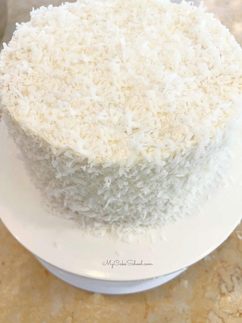 Almond Coconut Cake- So moist and flavorful