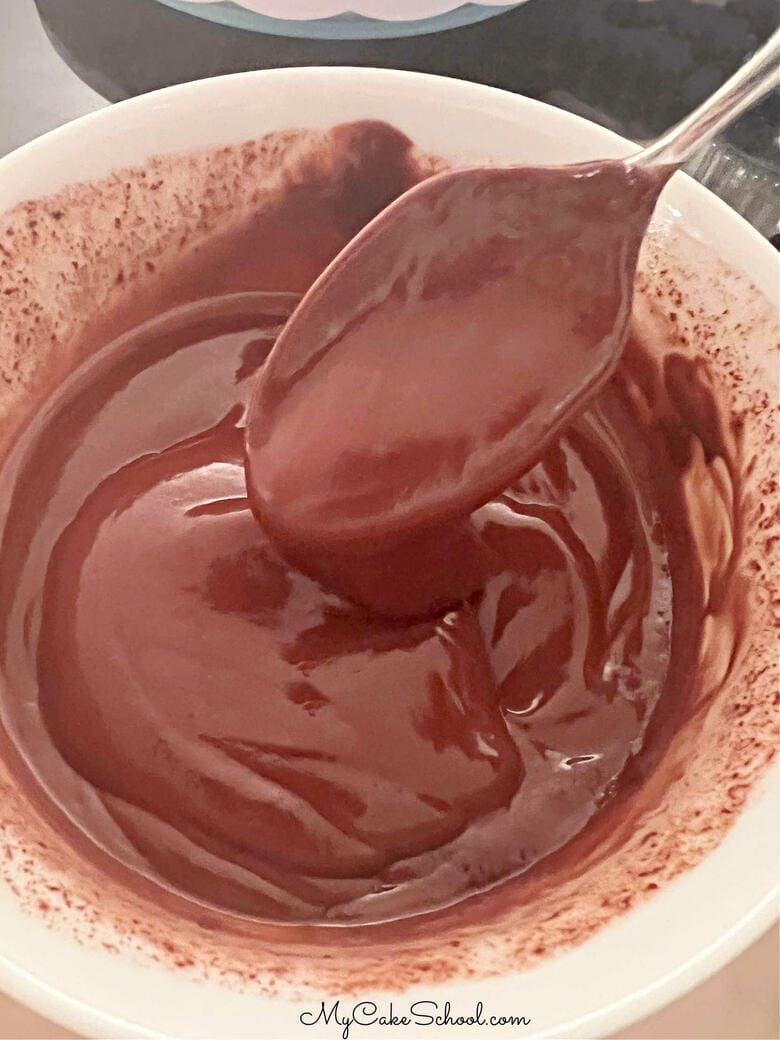 Easy Ganache Topping