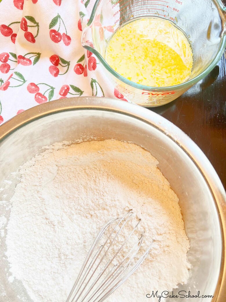 Ingredients for Lemon Pineapple Cake