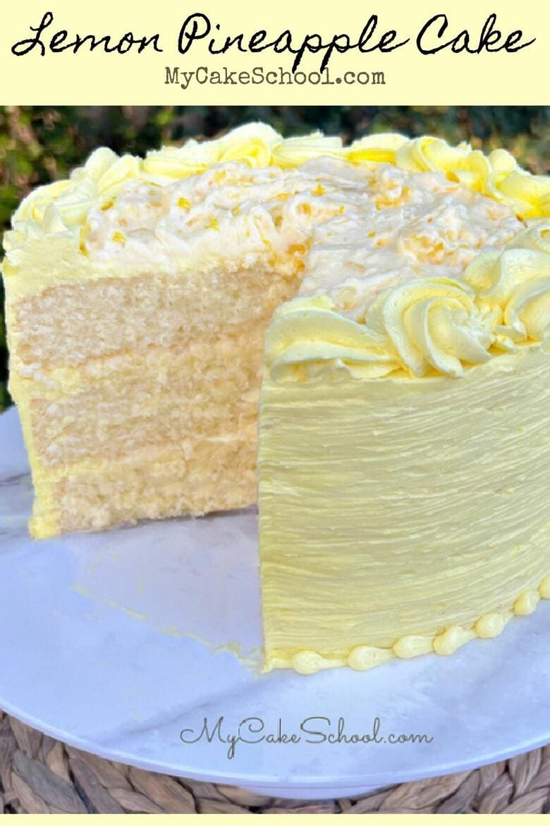 Lemon Pineapple Layer Cake