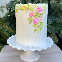 Palette Knife Roses in Buttercream