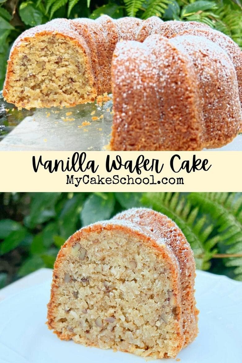 Vanilla Wafer Cake- Ultra moist, with coconuts and pecans!