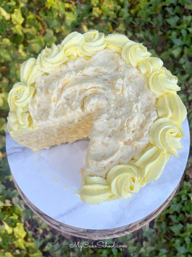 Lemon Pineapple Cake- So moist and flavorful