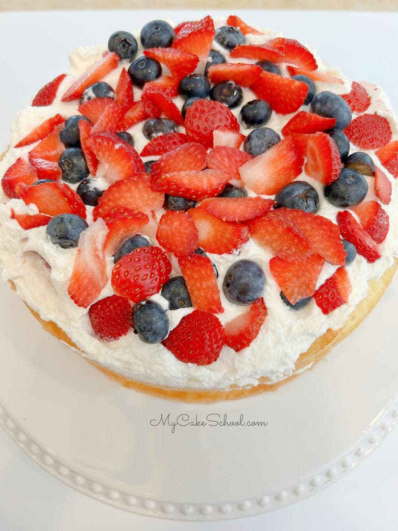 Berry Chantilly Cake- So moist, light, and delicious!