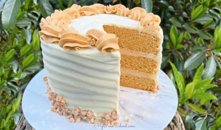 Butterscotch Cake {Cake Mix Recipe}