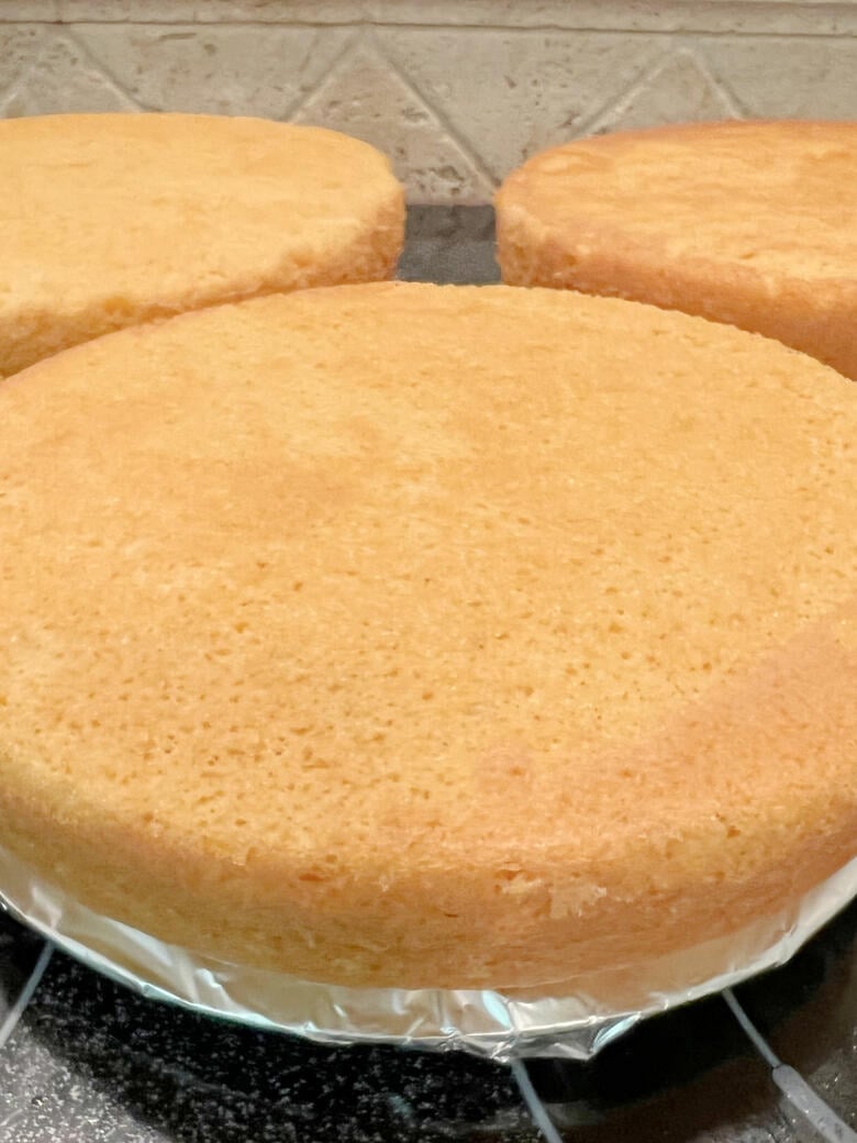 Butterscotch Cake Layers