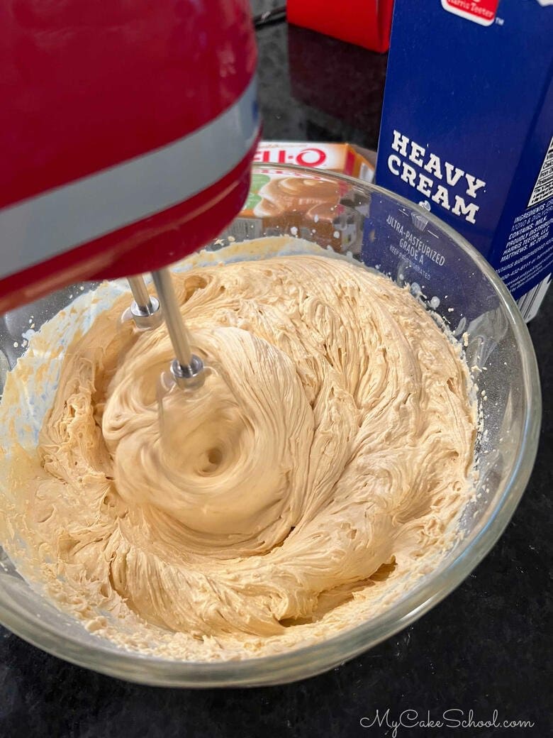 Butterscotch Cream Filling for our Butterscotch Layer Cake