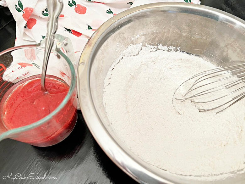 Homemade Strawberry Cake