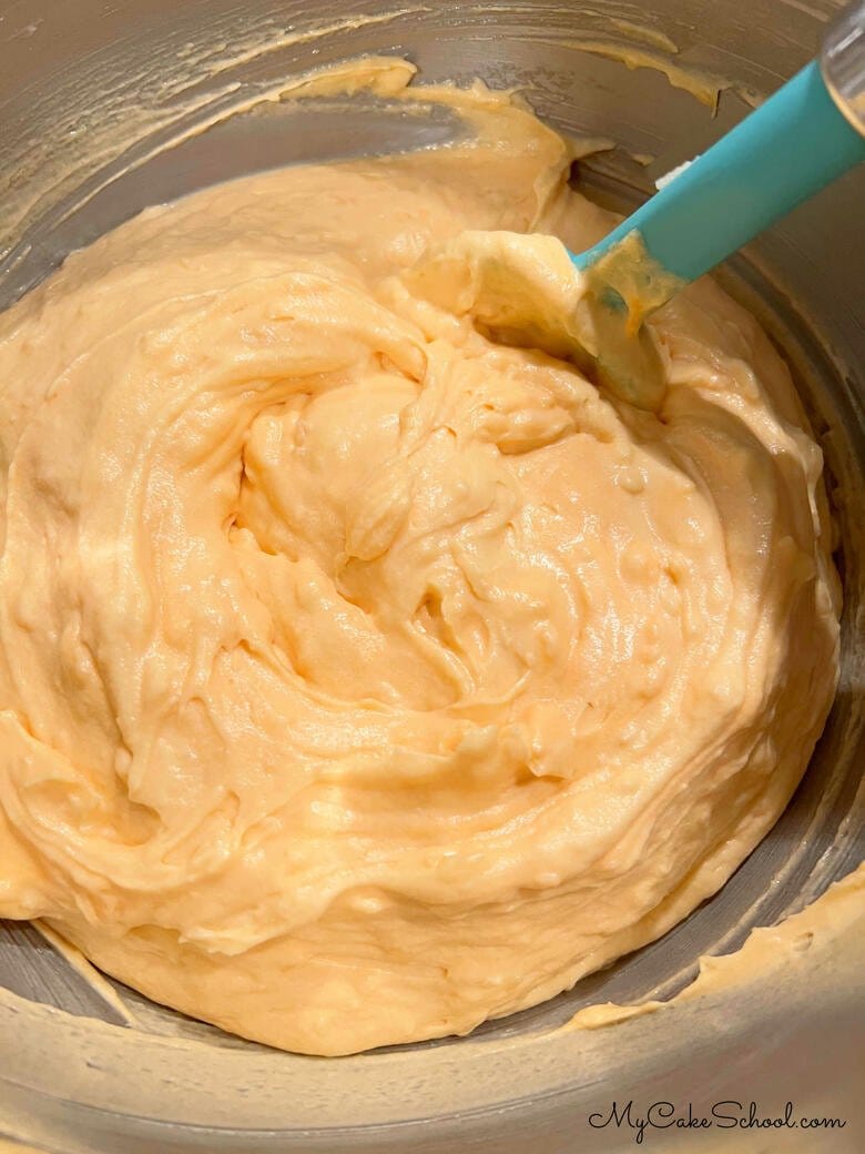 Orange Coconut Cake Batter