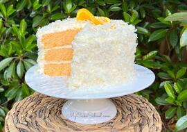 Orange Coconut Cake- So moist and delicious!