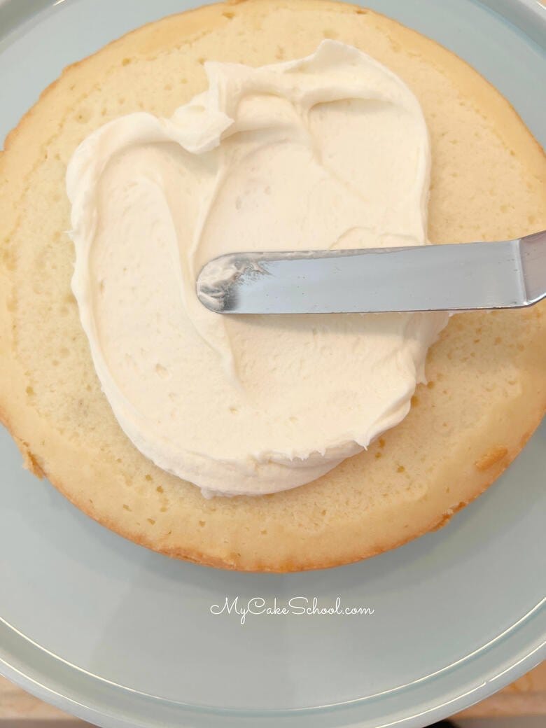 Frosting Vanilla Velvet Cake