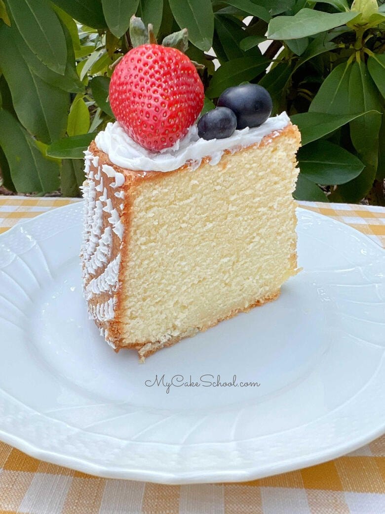 Whipping Cream Pound Cake- so moist, tender, and delicious!