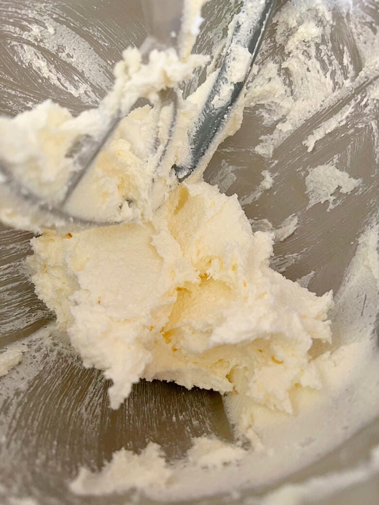 Lemon Pound Cake- Creaming Butter and Sugar