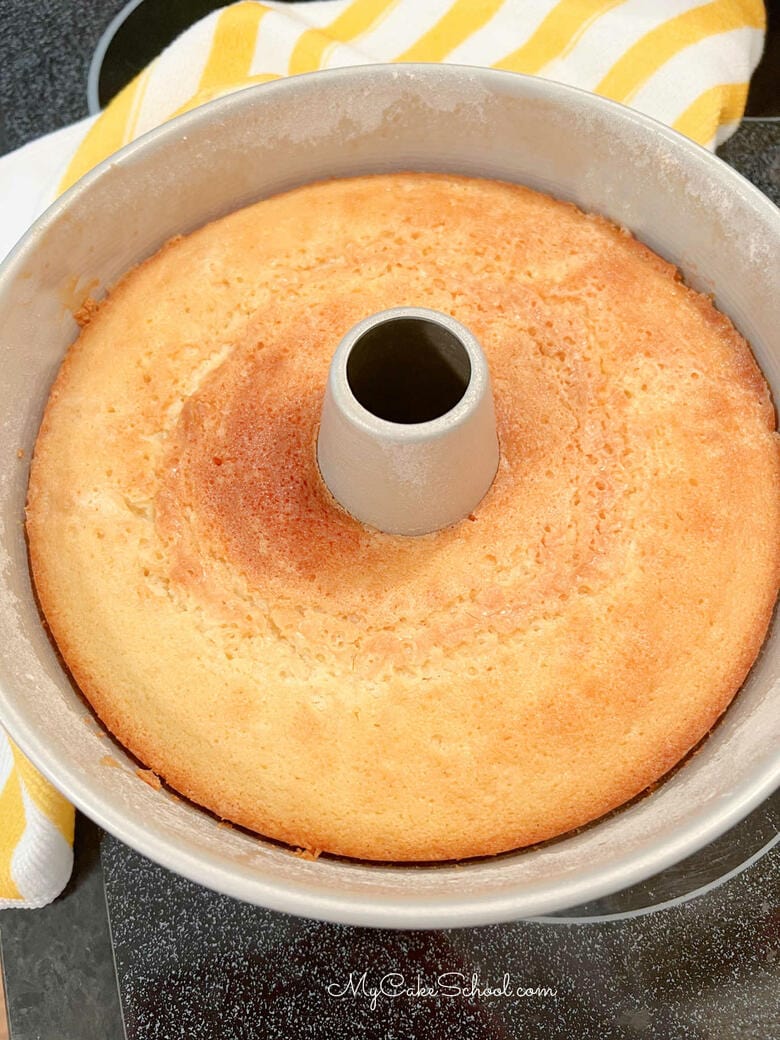Lemon Whipping Cream Pound Cake- Freshly Baked