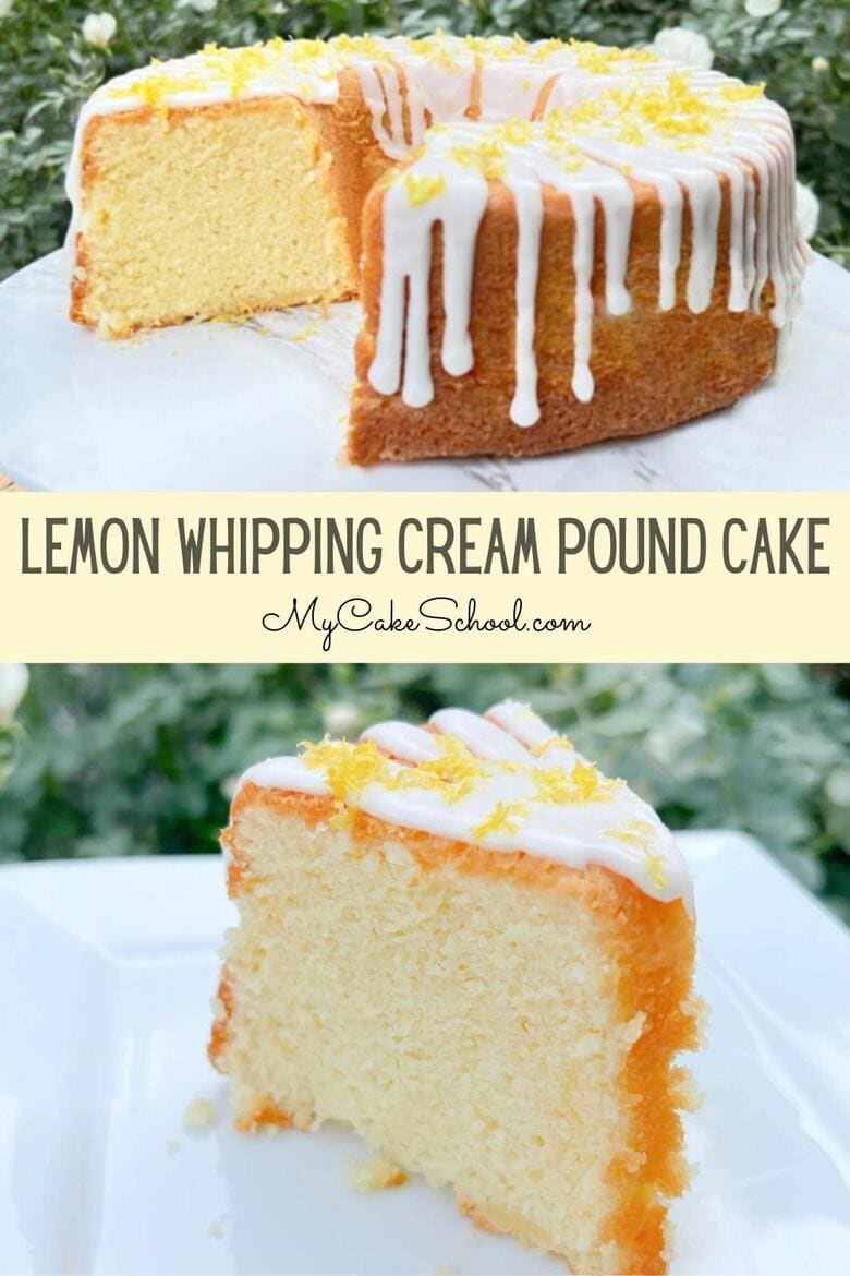 Lemon Whipping Cream Pound Cake