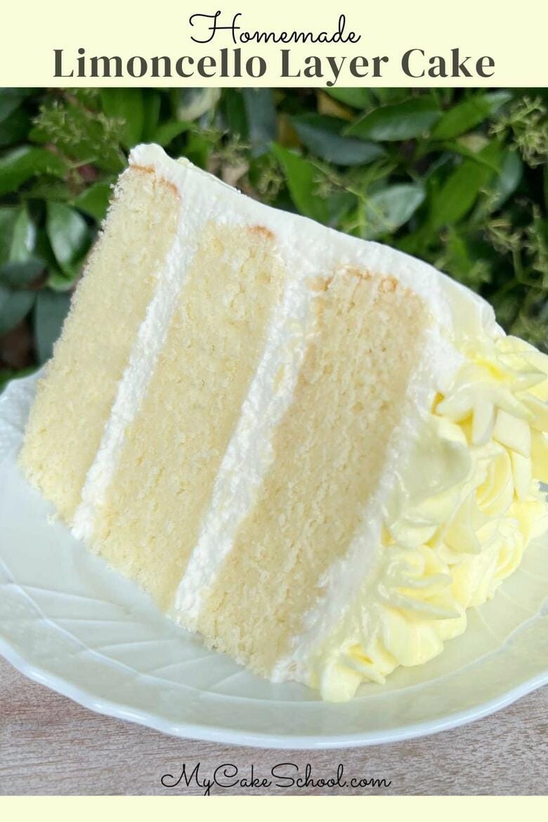 Limoncello Cake Slice