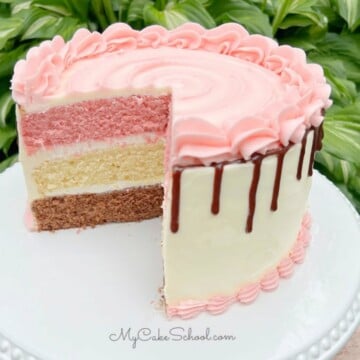 Neapolitan Cake Recipe from Scratch- So moist and flavorful!
