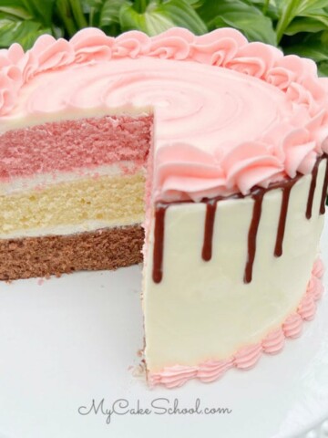 Neapolitan Cake Recipe from Scratch- So moist and flavorful!