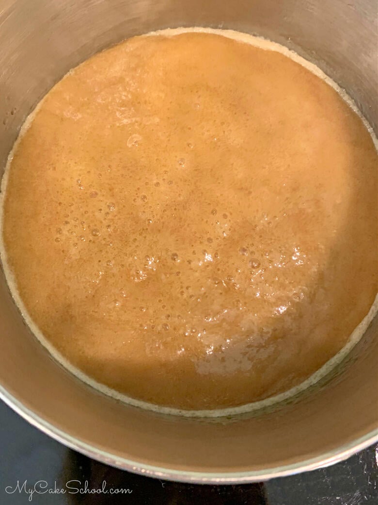 Caramel Sauce for Vanilla Cake