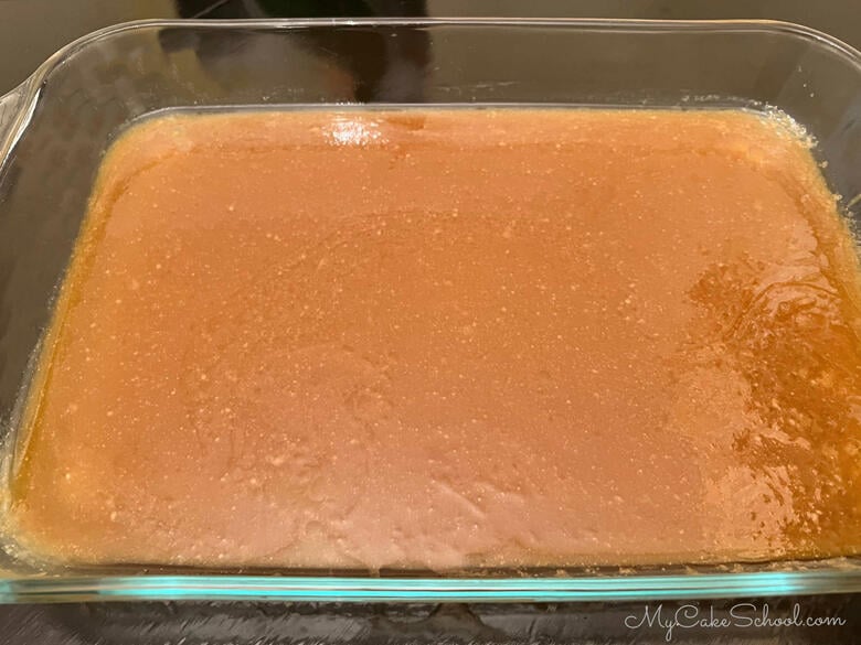 Caramel Sauce Cooling