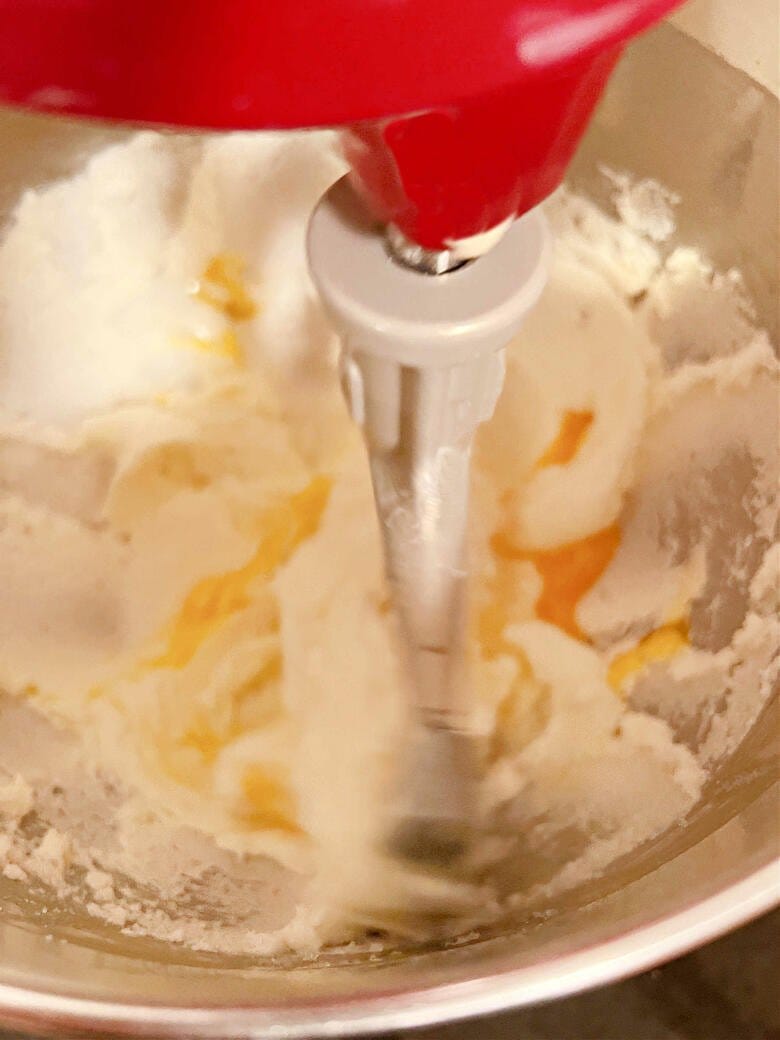 Adding Eggs to Cake Batter