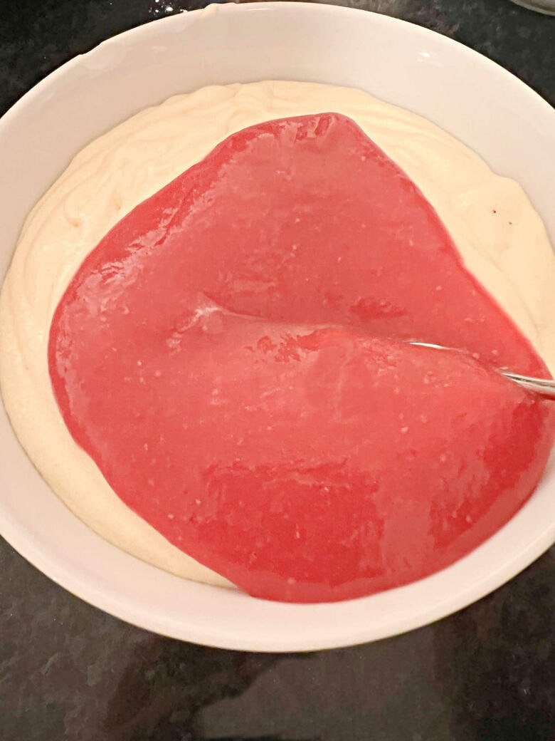 Strawberry Cake Batter