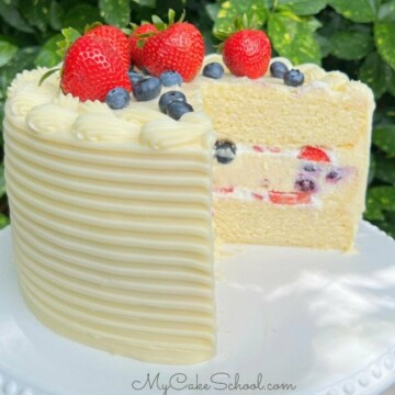 Berry Cheesecake Cake