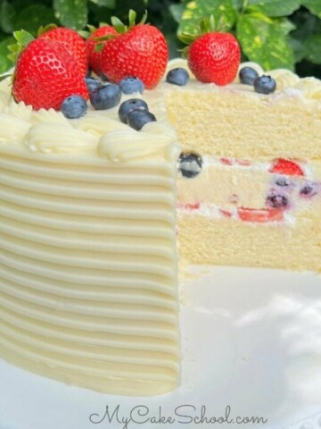 Berry Cheesecake Cake