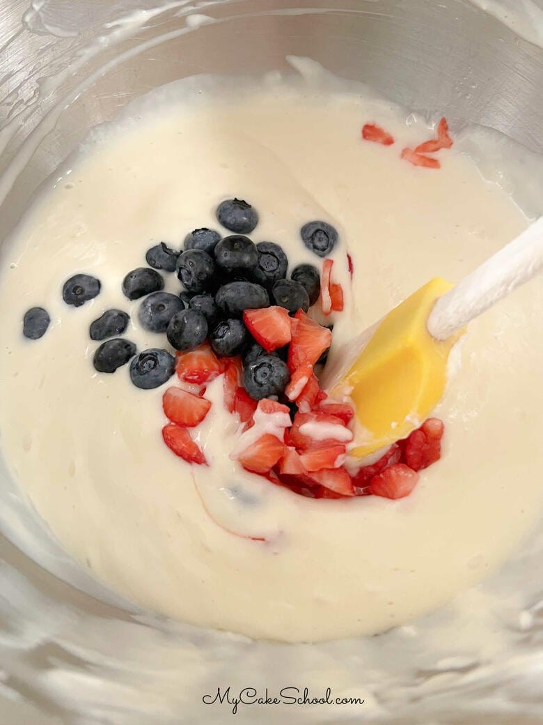 Berry Cheesecake Batter