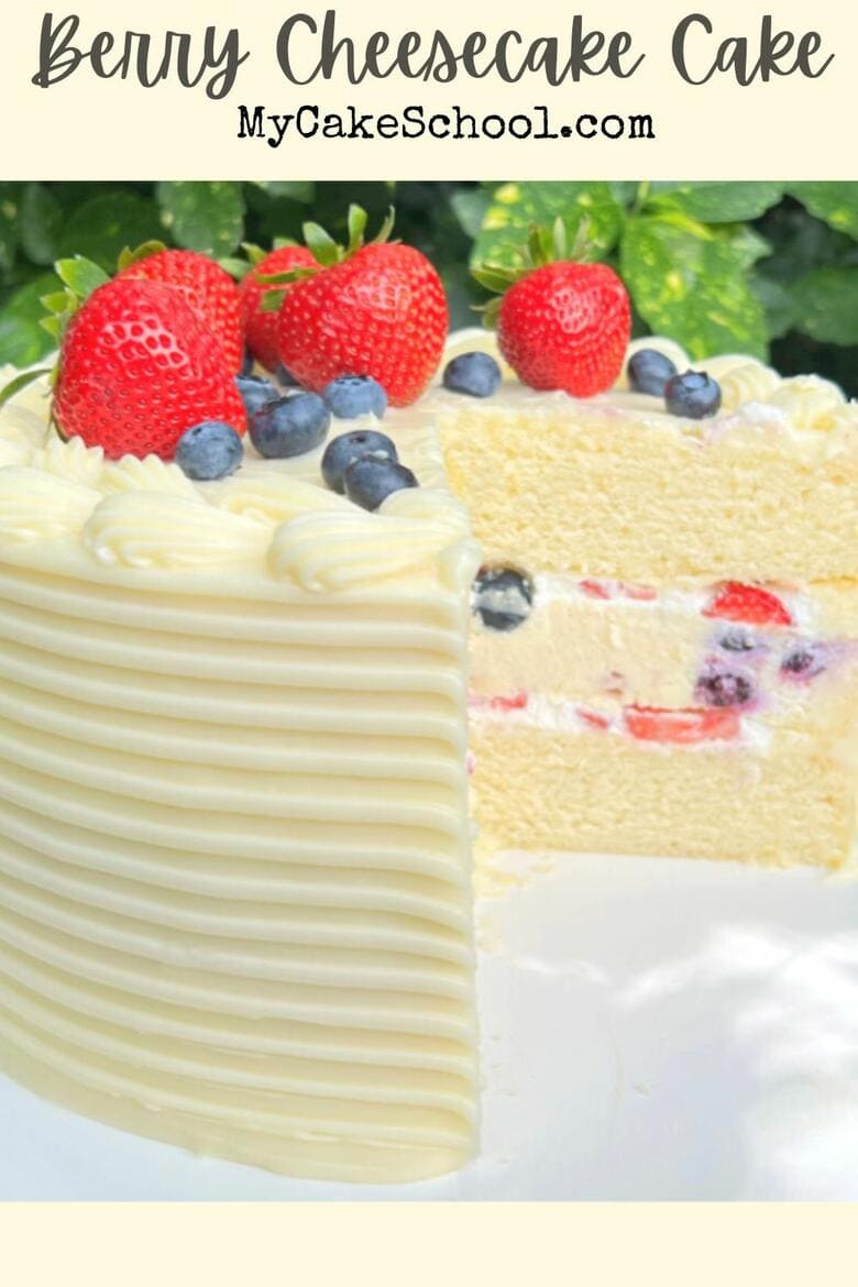 Berry Cheesecake Cake