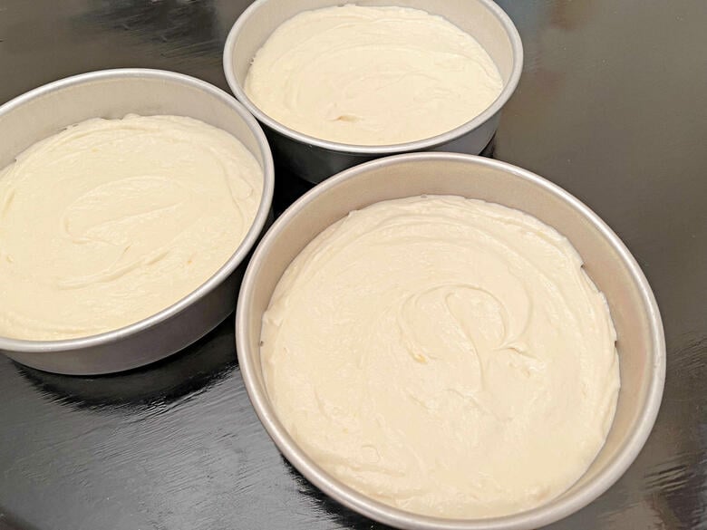 Lemon Mascarpone Cake Batter