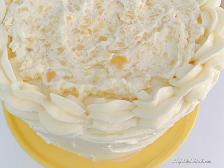 Pineapple Dream Cake- Closeup